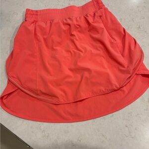 Lululemon Vibrant Coral Mini Skirt